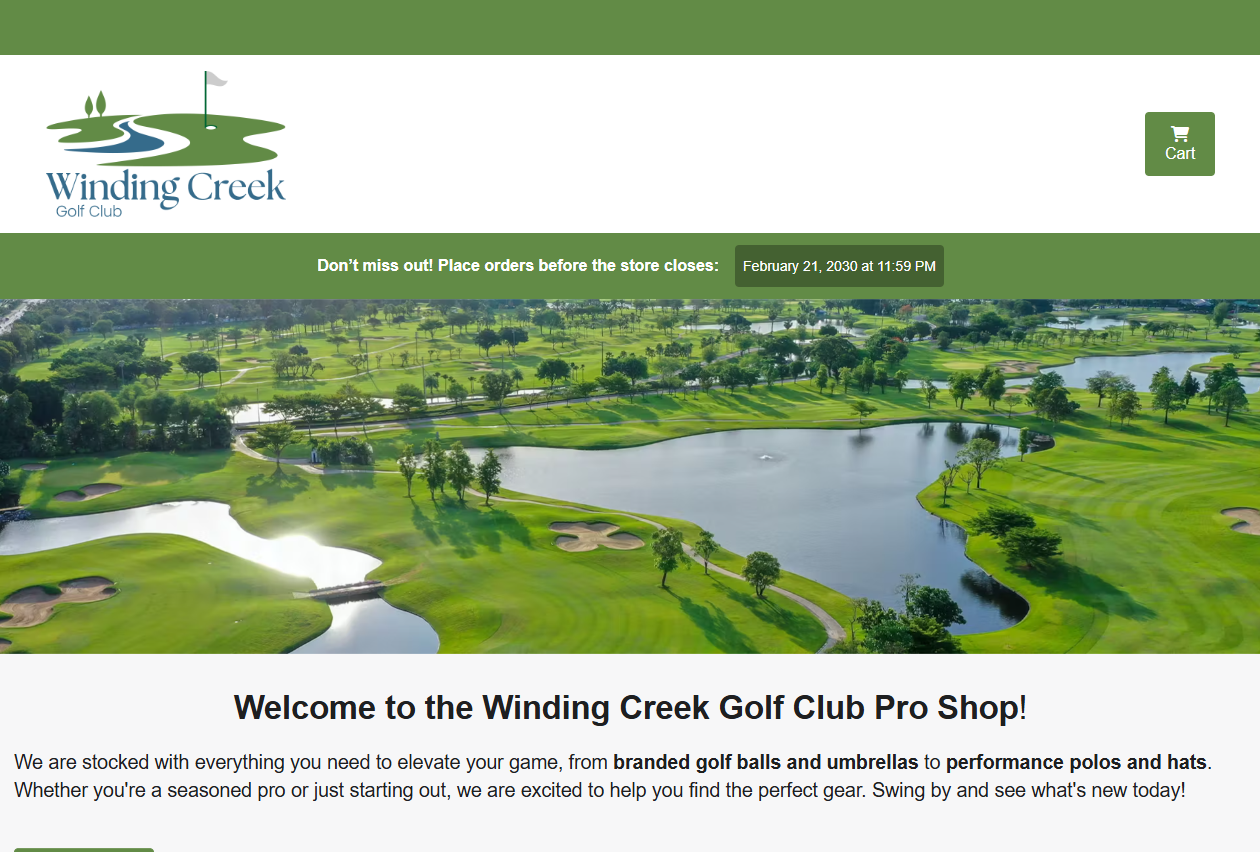 Golf Sample Store